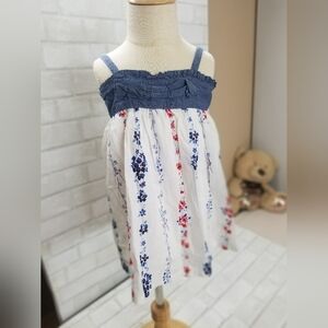 GAP Blue and White Floral Dress